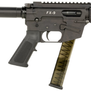 FREEDOM ORDNANCE FX9P4SBM FX-9  9mm Luger 31+1 4" Black Nitride Steel Barrel, M-LOK Handguards, Black Anodized Aluminum Picatinny Rail Receiver, Black SB Mini Brace, AR15 Grip