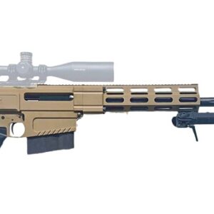 HM Defense HM50MAX50BMGFDE HM50 Max 50 BMG 10+1 29.25" Black Match Grade Threaded Barrel, FDE Cerakote Aluminum Receiver w/Picatinny Rail, M-LOK Handguard, Picatinny Rail/Arca Rail Forend, Adj Cheekpi