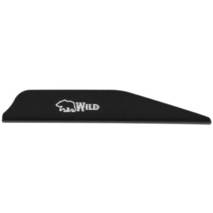 Bohning Wild Vanes 3 in. Black 100 pk.