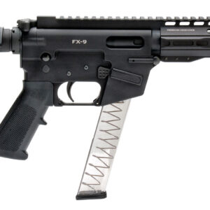Freedom Ordnance FX-9P8S FX-9  9mm Luger 8" 31+1 Black Anodized Black Polymer SBA3 Pistol Brace