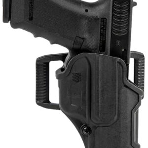 Blackhawk 410261BKR T-Series L2C Light Bearing OWB Black Polymer Belt Slide Fits Sig P320/M17/M18 Right Hand