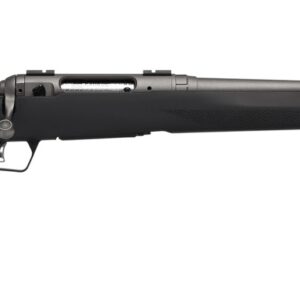 Savage Arms 33010 110 Trail Hunter Lite V2 Full Size 350 Legend 4+1 18" Black Fluted Barrel, Black Carbon Steel Drilled & Tapped Receiver, Black Hogue OverMolded Synthetic Stock, Right Hand