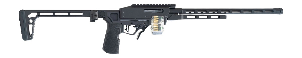 TandemKross FA41N0603BBB1 ADX Race Sports South Exclusive 22 LR 10+1 16.50" Black QPQ Threaded Barrel, Black Anodized Aluminum Receiver w/Picatinny Rail, Black TK Folding Aluminum Stock, Polymer Grip,