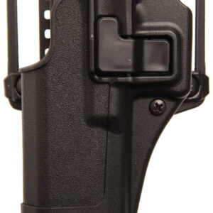Blackhawk 410525BKL Serpa CQC  OWB Size 25 Matte Black Polymer Belt Loop/Paddle Fits S&W M&P/SD Left Hand