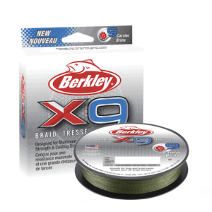BERK X9 BRAID 165YD LO VIS GRN 30#