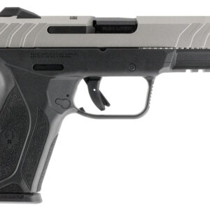 Ruger 3822 Security-9  Sports South Exclusive 9mm Luger 15+1 4" Blued Alloy Steel Barrel, Silver Cerakote Serrated Steel Slide, Black Polymer Frame w/Picatinny Rail, Black Polymer Grip, Right Hand