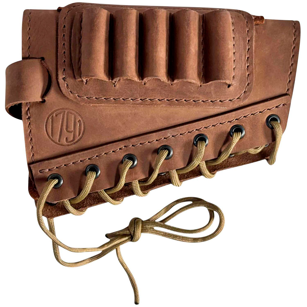 1791 HUNT Butt Cuff Ammo Holder Large Rifle Brown RH - Image 2