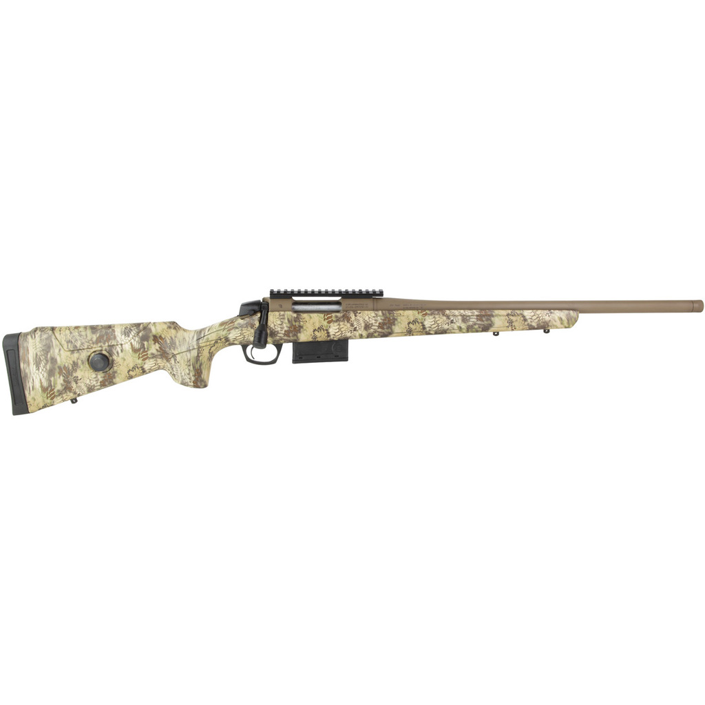 CVA Cascade Varmit Hunter Rifle 204 Ruger 20 in. FDE/Kryptek Highlander 10 rd. - Image 2