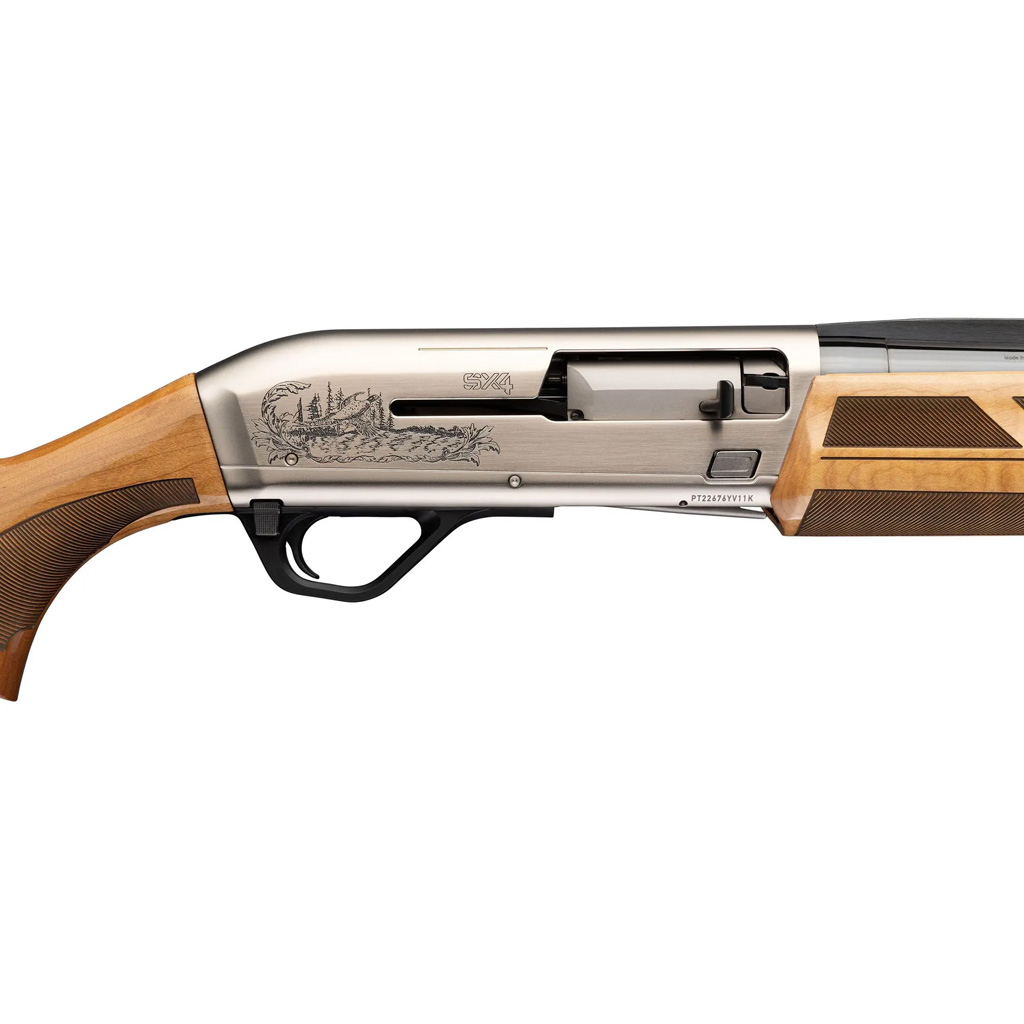 Winchester SX4 Upland Field Shotgun 12 ga. 28 in. Engraved Nickle/AAAA Maple 3 in. 4rd - Image 2