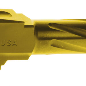 Rival Arms RARA20G301E Precision V1 Match Grade 9mm Luger 3.41" Fluted Gold PVD Stainless Steel, Fits Glock 43/43X