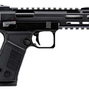 Beretta USA JB22TACMET15 B Series Jaguar Tac Full Size 22 LR 15+1 5.25" Stainless Threaded Barrel w/M-LOK Barrel Shroud, Black Picatinny Rail Slide, Black Metal Frame w/Picatinny Rail, Interchangeable