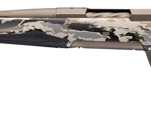 Browning 036124229 X-Bolt 2 Speed SPR Full Size 300 Win Mag 3+1 22" Smoked Bronze Cerakote Fluted Threaded Barrel, Steel  Drilled & Tapped Receiver, Ovix Camo w/Black Overmold Adj Comb & LOP Synthetic