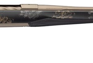 Browning 036142211 X-Bolt 2 Speed HD Full Size 243 Win 4+1 22" Smoked Bronze Cerakote Fluted Threaded Barrel, Smoked Bronze Cerakote Steel Drilled & Tapped Receiver, Bronze/Gray Camo w/Black Overmold