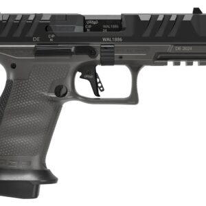 Walther Arms 2871947 PDP Pro SD Compact 9mm Luger 10+1 4.60" Black Threaded Barrel, Black Optic Ready/Serrated Slide, Tungsten Gray Polymer Frame w/Picatinny Rail, Textured Polymer Grip
