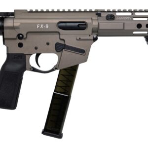 Freedom Ordance FX9P10E-FDE FX9P Elite 9mm Luger 10" Black Nitride Threaded Barrel, Flat Dark Earth Anodized Aluminum Receiver w/Picatinny Rail, M-LOK Handguard, Black Polymer SB Tactical SBA5 Brace,