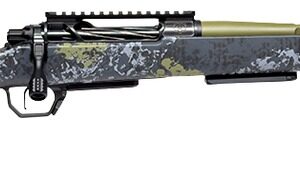 Horizon Firearms HRF-VE2-6ARC-20R Venatic 2 6mm ARC 20" Sage Green Spiral Fluted Threaded Barrel, Black DLC Receiver w/Picatinny Rail, Arca Rail Forend, Artic Moss Iota EKO X Carbon Fiber Stock