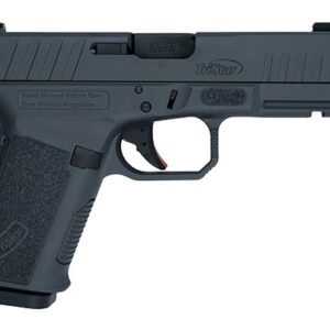 TriStar 85782 Apoc Pro 9mm Luger 15+1 4.50" Black Threaded Barrel, Sniper Gray Cerakote Steel Optic Ready/Serrated Slide, Sniper Gray Polymer Frame w/Picatinny Rail, Interchangeable Backstrap Grip, Ri
