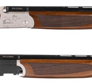 Balikli 336025 Blue Label Combo 20/28 Gauge Break Open 3" 2rd 26" Black Over/Under Vent Rib Barrel, Black Aluminum Engraved Pheasant Receiver, Fixed Turkish Walnut Stock