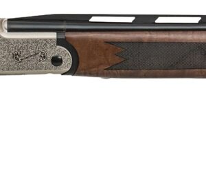 Crickett KSA4320S My First Shotgun Sporting 20 Gauge Break Open 3" 2rd 22" Over/Under Barrel, Engraved Silver Receiver, Fixed Walnut Stock
