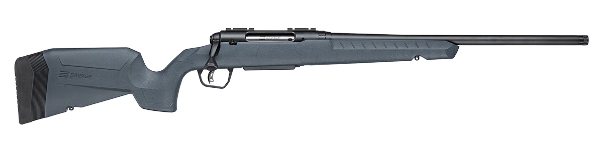 Savage Arms 33130 Axis 2 350 Legend 4+1 18" Matte Black Carbon Steel Threaded Barrel, Drilled & Tapped Receiver, Gray Fixed w/Pistol Grip Synthetic Stock, Right Hand