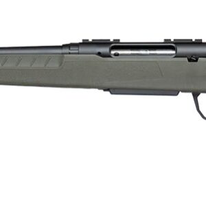 Savage Arms 33145 Axis 2 270 Win 4+1 20" Matte Black Carbon Steel Threaded Barrel, Drilled & Tapped Receiver, OD Green Fixed w/Pistol Grip Synthetic Stock, Left Hand