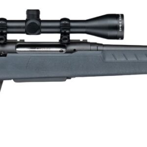 Savage Arms 33180 Axis 2 XP 25-06 Rem 4+1 20" Matte Black Carbon Steel Threaded Barrel & Drilled & Tapped Receiver, Gray Synthetic Fixed w/Pistol Grip Stock, 3-9x40mm Duplex Scope, Right Hand