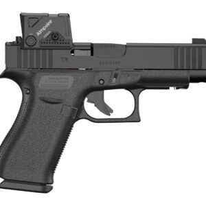 Glock PA4850B03FRMOS8A4 G48 MOS w/Aimpoint Slim Compact 9mm Luger 10+1 4.17" Black GMB Barrel, Black nDLC Steel Serrated w/Aimpoint COA Slide, Black Polymer Frame w/Accessory Rail, Right Hand