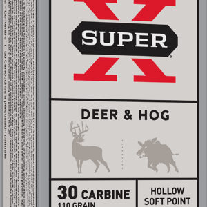 Winchester Ammo X30M1 Super X  30Carbine 110gr Hollow Soft Point 50 Per Box/10 Case