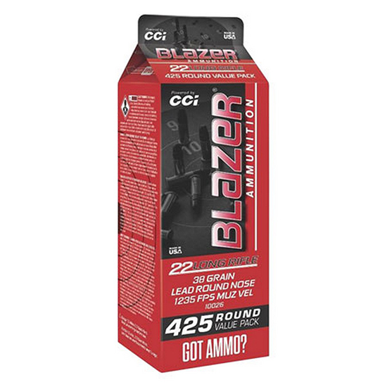 CCI BLAZER 22LR 38GR POUR PACK 425/8
