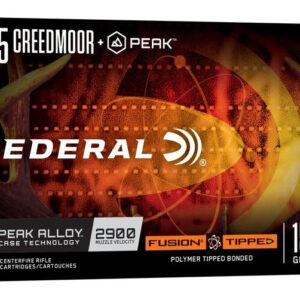 FED FUSION 6.5CREED +PEAK 155GR TIPPED 20/10