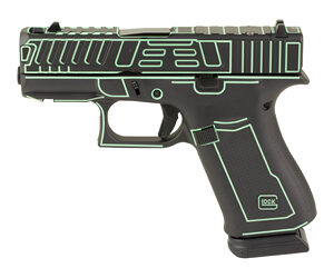 GLOCK 43X 9MM 15RD OUTLANDER BLUE