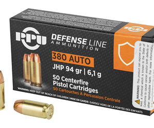 PPU 380ACP JHP 94GR 50/1000