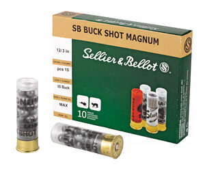 S&B 12GA 3" 00 15PEL 10/250