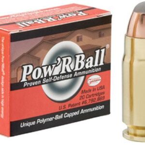 Glaser Pow'RBall Handgun Ammunition  .357 SIG 100 gr JHP 1600 fps 20/ct